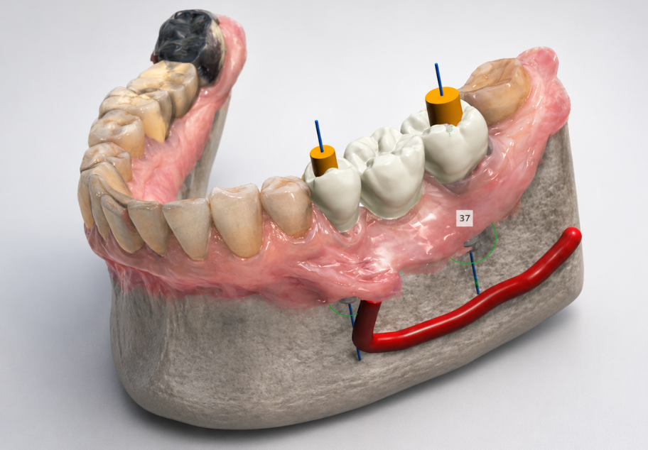 Implantacija be pjūvio. Gidinė implantacija